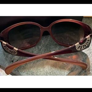 Fendi Sunglasses Brown logo sides FS5064